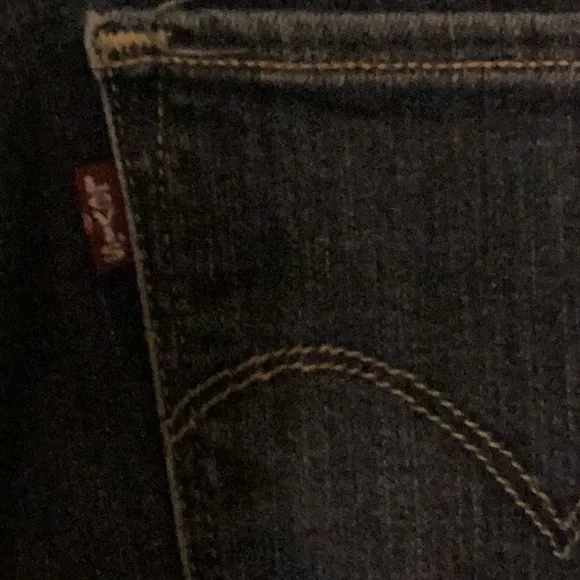 Womens Sliver label Levis Jeans dark denim rInse SKINNY W28 32L - Picture 6 of 10
